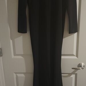 Missguided+ Classic Black Long Sleeve Dress